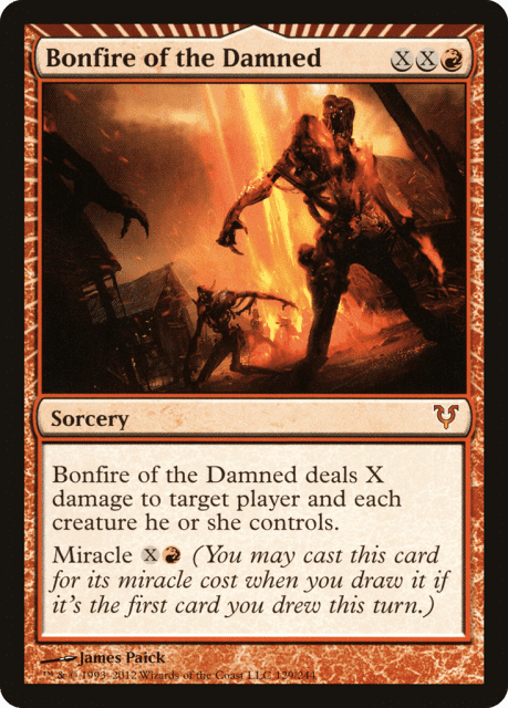 Bonfire of the Damned (129) — Avacyn Restored