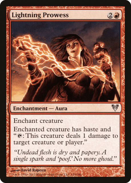Lightning Prowess (145) — Avacyn Restored