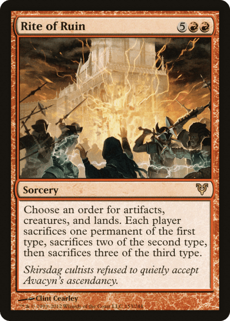 Rite of Ruin (153) — Avacyn Restored