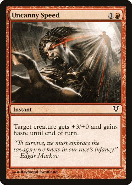 Uncanny Speed (163) — Avacyn Restored