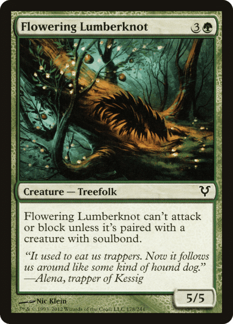 Flowering Lumberknot (178) — Avacyn Restored