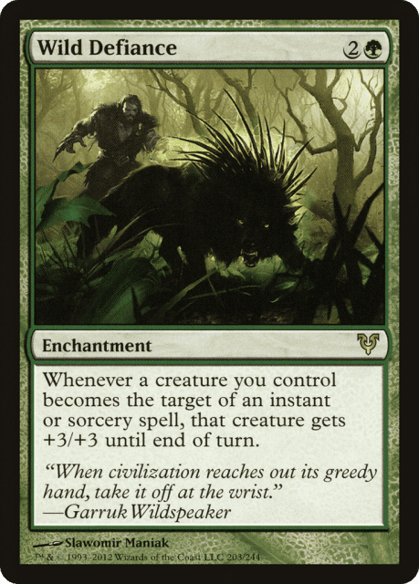 Wild Defiance (203) — Avacyn Restored