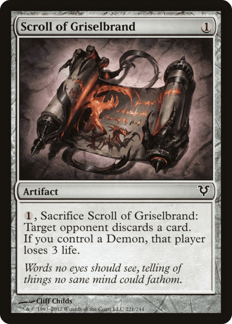 Scroll of Griselbrand (221) — Avacyn Restored
