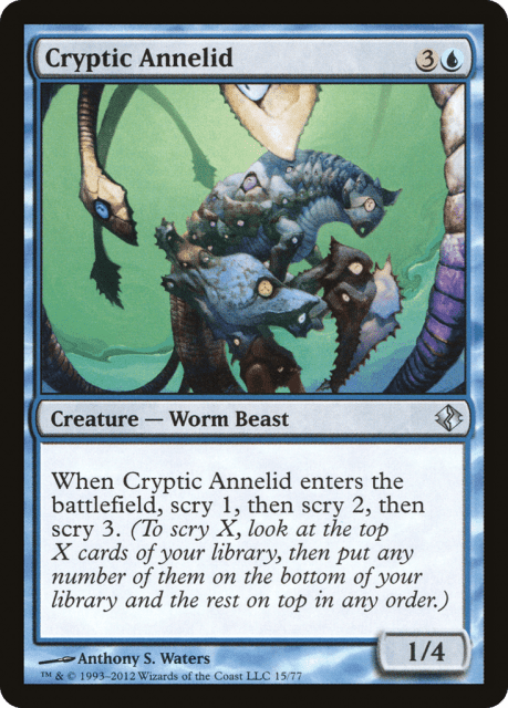 Cryptic Annelid (15) — Duel Decks: Venser vs. Koth