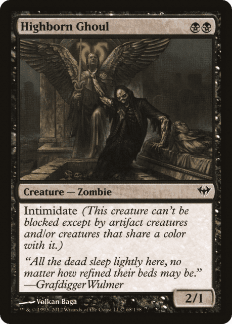 Highborn Ghoul (68) — Dark Ascension
