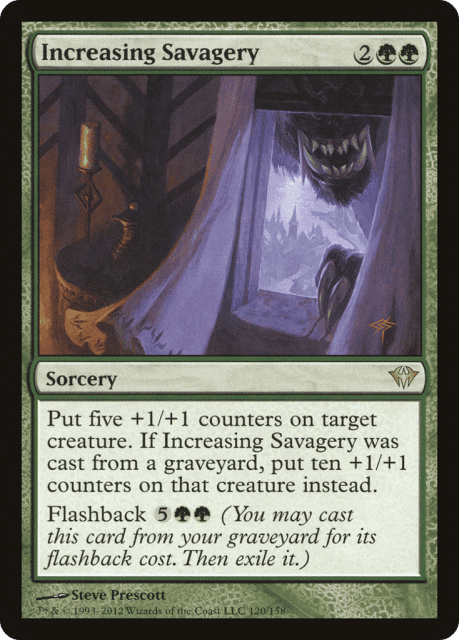 Increasing Savagery (120) — Dark Ascension