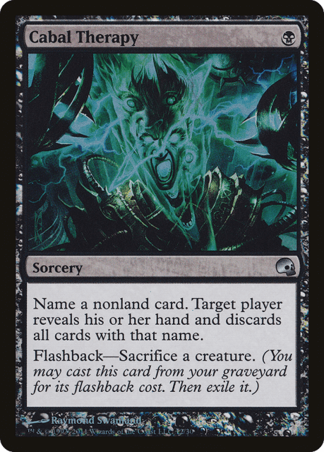 Cabal Therapy (12) — Premium Deck Series: Graveborn