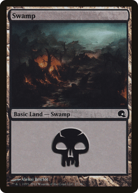 Swamp (27) — Premium Deck Series: Graveborn