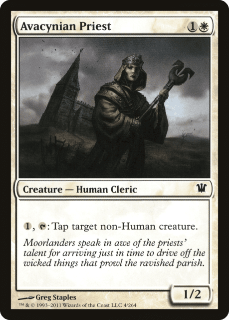 Avacynian Priest (4) — Innistrad