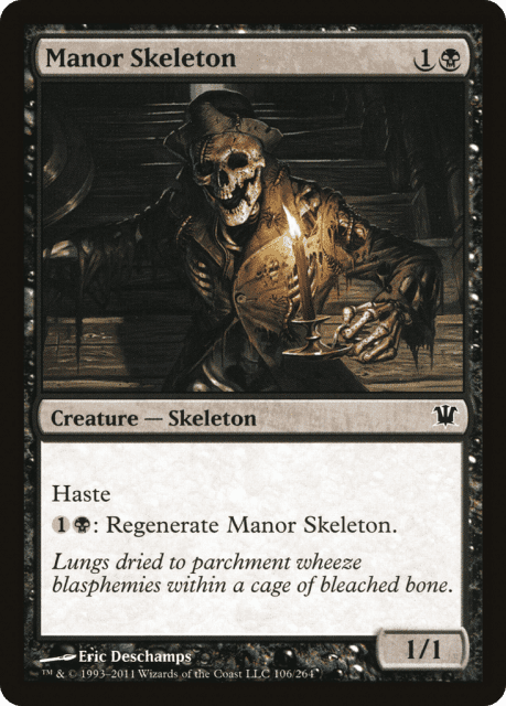 Manor Skeleton (106) — Innistrad