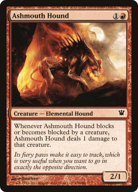 Ashmouth Hound (128) — Innistrad