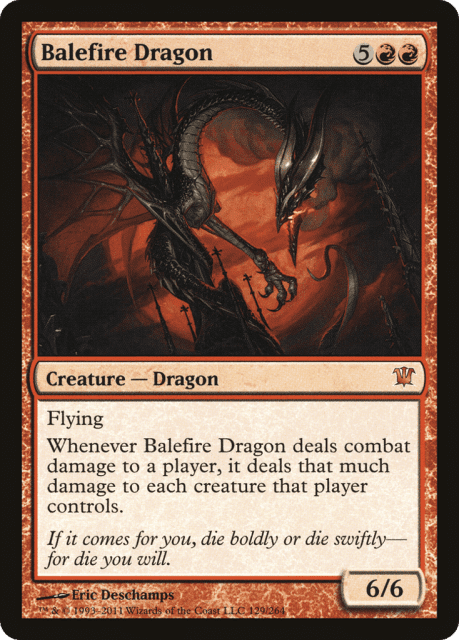 Balefire Dragon (129) — Innistrad