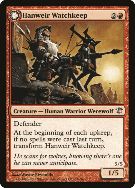 Hanweir Watchkeep // Bane of Hanweir (145) — Innistrad