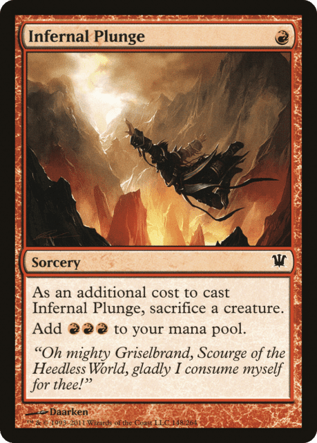 Infernal Plunge (148) — Innistrad