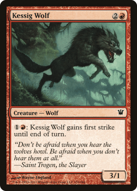Kessig Wolf (151) — Innistrad