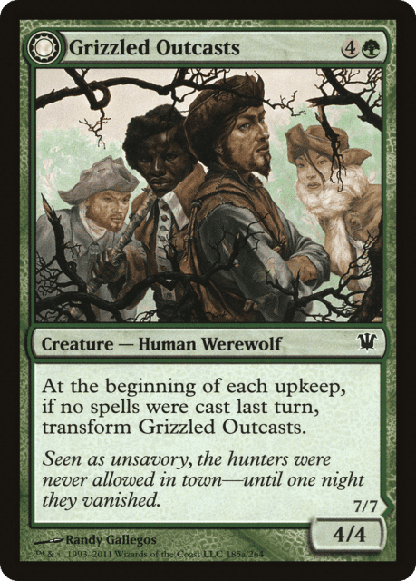 Grizzled Outcasts // Krallenhorde Wantons (185) — Innistrad