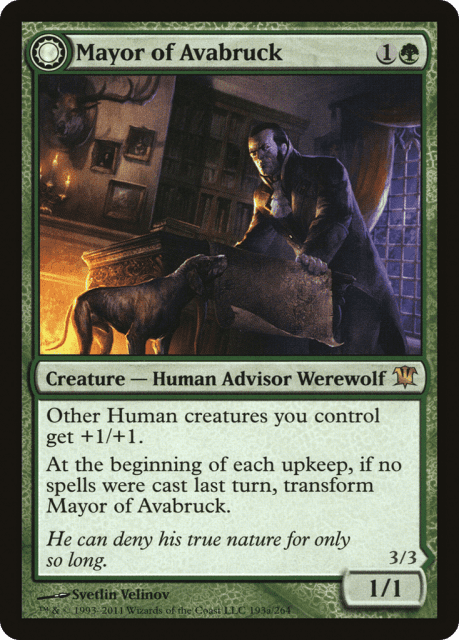 Mayor of Avabruck // Howlpack Alpha (193) — Innistrad