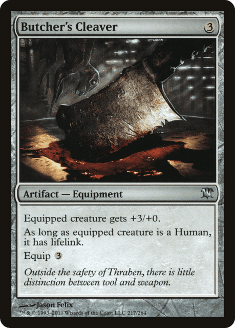 Butcher's Cleaver (217) — Innistrad
