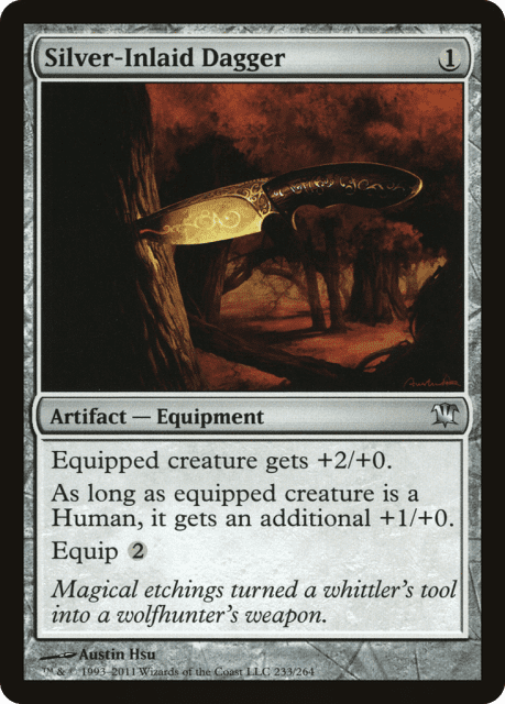Silver-Inlaid Dagger (233) — Innistrad