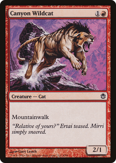 Canyon Wildcat (6) — Duel Decks: Ajani vs. Nicol Bolas