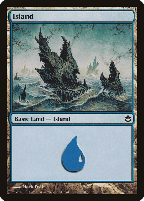 Island (79) — Duel Decks: Ajani vs. Nicol Bolas