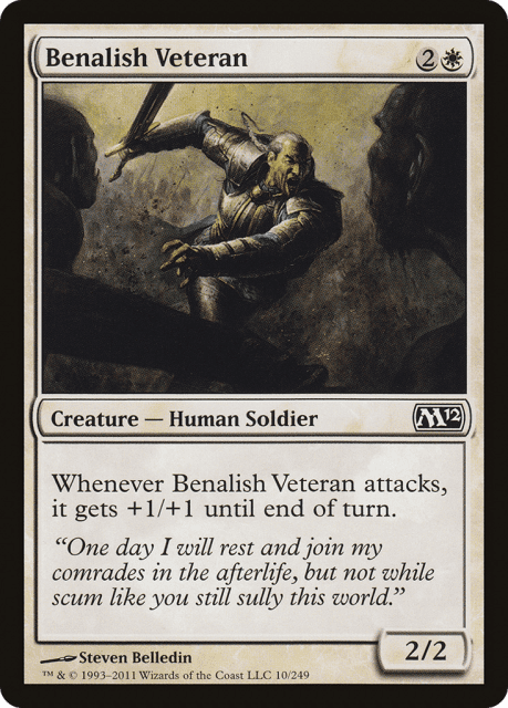 Benalish Veteran (10) — Magic 2012