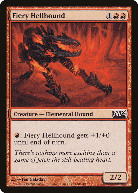 Fiery Hellhound (130) — Magic 2012
