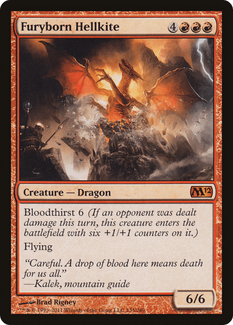 Furyborn Hellkite (135) — Magic 2012