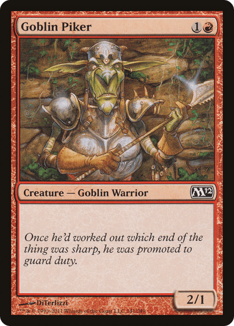 Goblin Piker (141) — Magic 2012