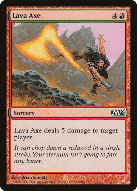 Lava Axe (148) — Magic 2012