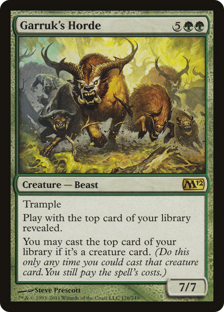 Garruk's Horde (176) — Magic 2012