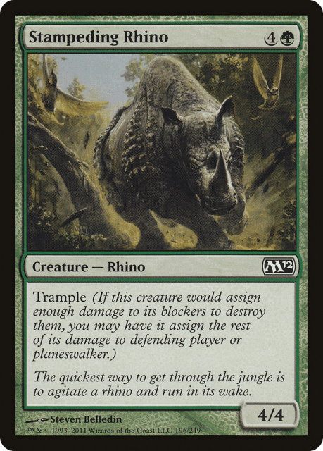 Stampeding Rhino (196) — Magic 2012
