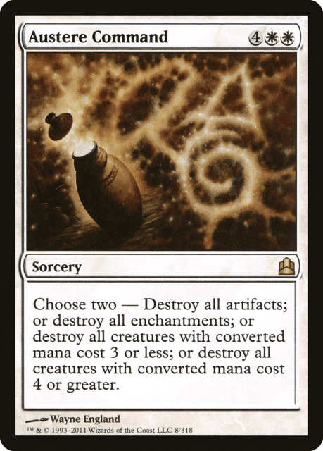 Austere Command (8) — Commander 2011