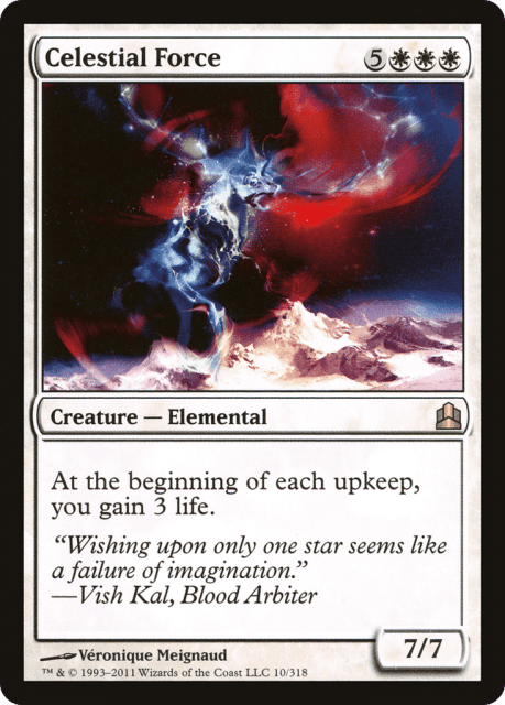 Celestial Force (10) — Commander 2011