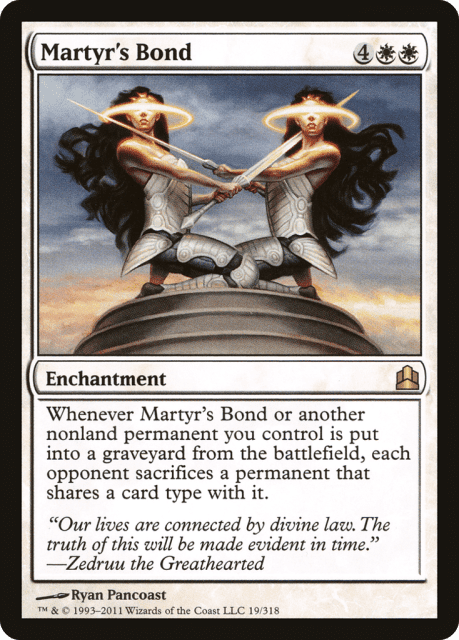 Martyr's Bond (19) — Commander 2011