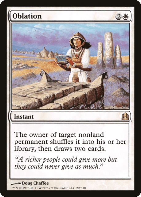 Oblation (22) — Commander 2011