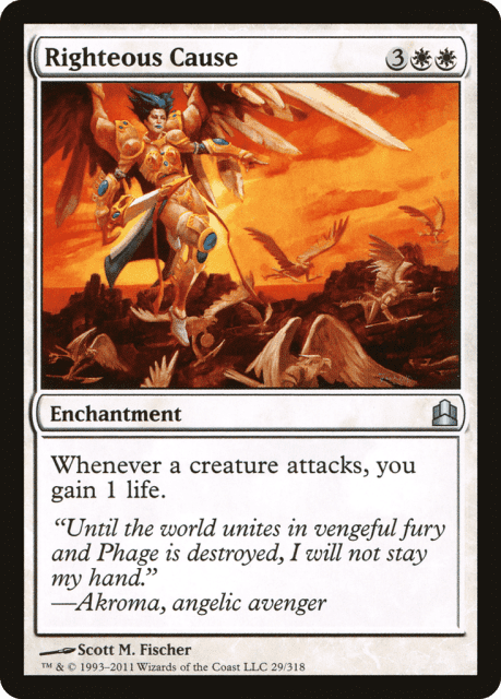 Righteous Cause (29) — Commander 2011