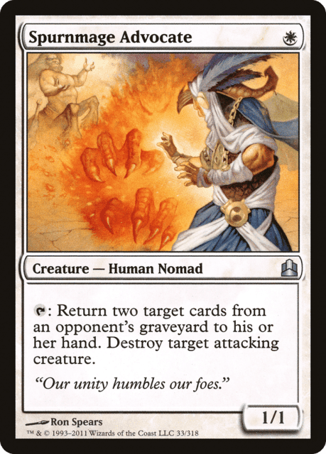 Spurnmage Advocate (33) — Commander 2011