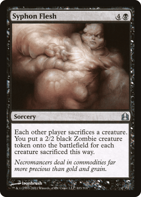 Syphon Flesh (103) — Commander 2011