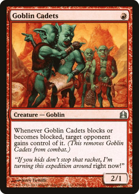 Goblin Cadets (125) — Commander 2011