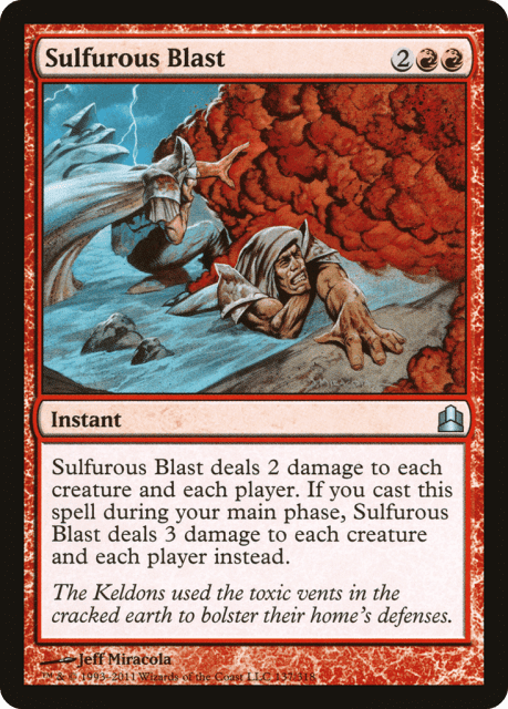 Sulfurous Blast (137) — Commander 2011
