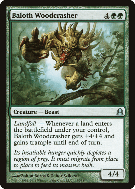 Baloth Woodcrasher (143) — Commander 2011