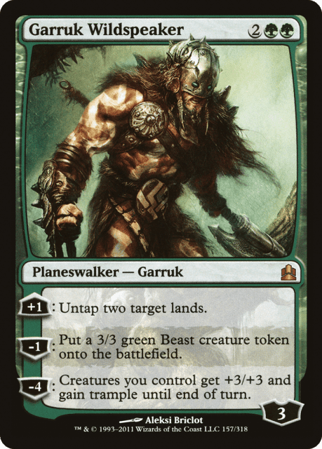 Garruk Wildspeaker (157) — Commander 2011