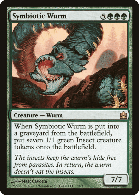 Symbiotic Wurm (174) — Commander 2011