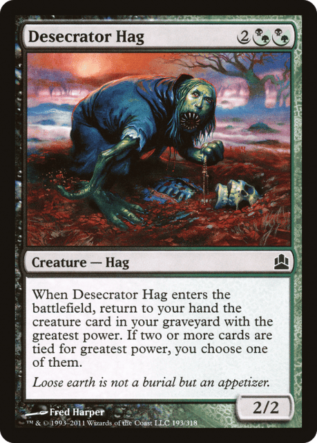 Desecrator Hag (193) — Commander 2011