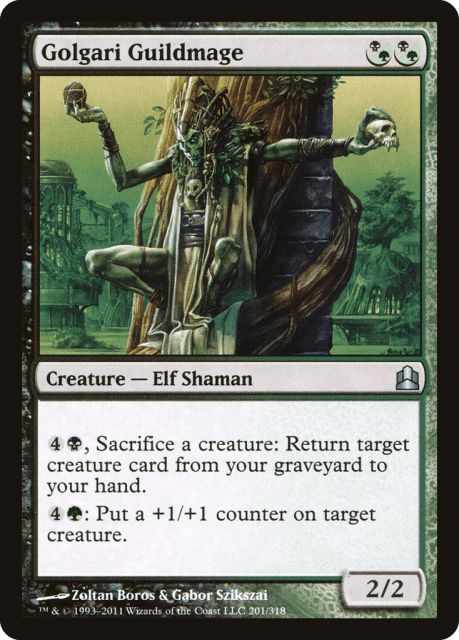 Golgari Guildmage (201) — Commander 2011