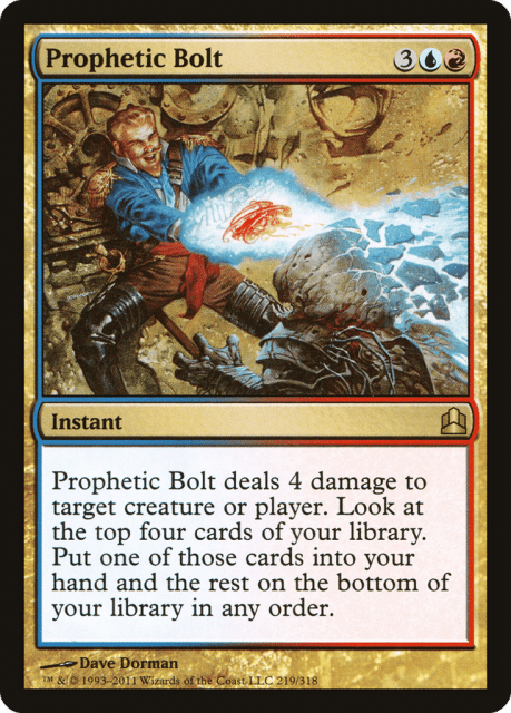 Prophetic Bolt (219) — Commander 2011