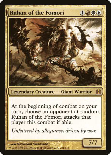 Ruhan of the Fomori (221) — Commander 2011