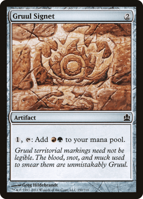 Gruul Signet (250) — Commander 2011