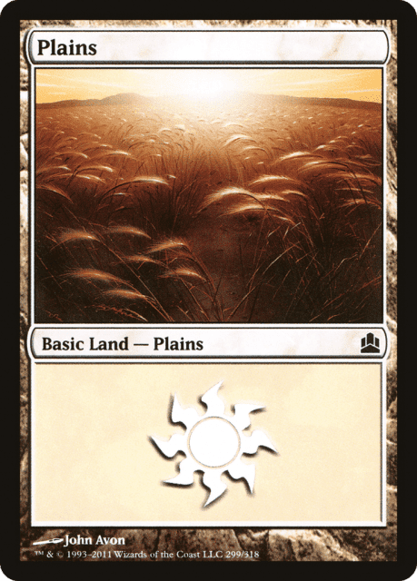Plains (299) — Commander 2011